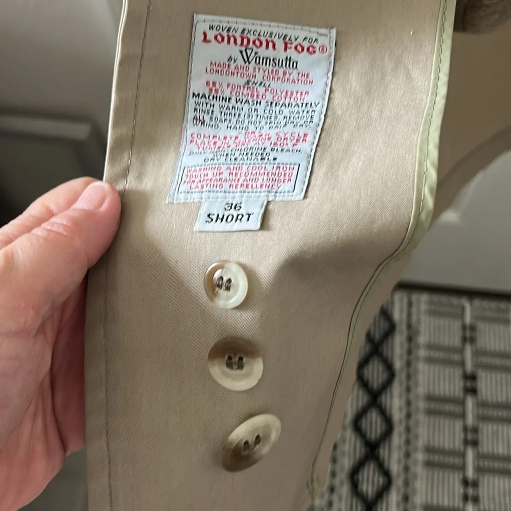 London Fog Trench Coat - Picture 3 of 12